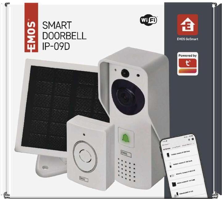 Actual product image Emos GoSmart videozvonek IP-09D DC (Wi-Fi)