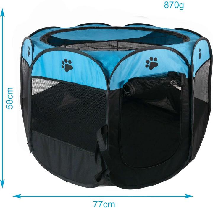 Produktbild Intirilife Haustier Laufstall Spielzelt (Hundezelt)