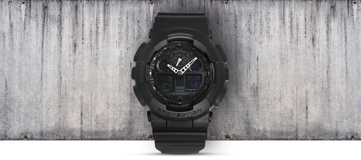 Actual product image G-Shock Ga-100-1a1er (Analogue wristwatch, Digital watch, 51.20 mm)