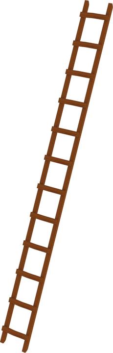 Actual product image Munk Wooden roof ladder 12 rungs (336 cm)