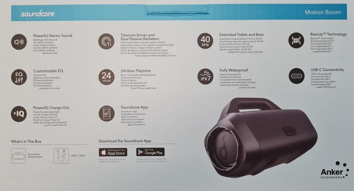 Produktbild soundcore Motion Boom (24 h, Akkubetrieb)