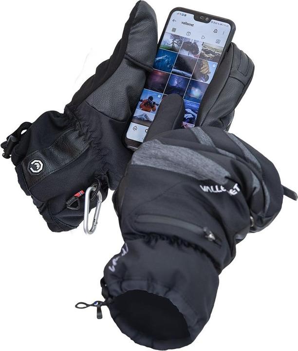 Actual product image Vallerret Photo Gloves SKADI LRS Zipper Mitt black XL (XL)