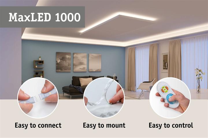 Image du produit Paulmann MaxLED 1000 Stripe (Lumière du jour, 100 cm, Intérieur)