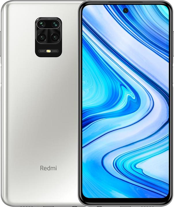 Xiaomi Redmi Note 9 Pro (128 GB, Glacier White, 6.67", Dual SIM + SD, 64 Mpx, 4G)
