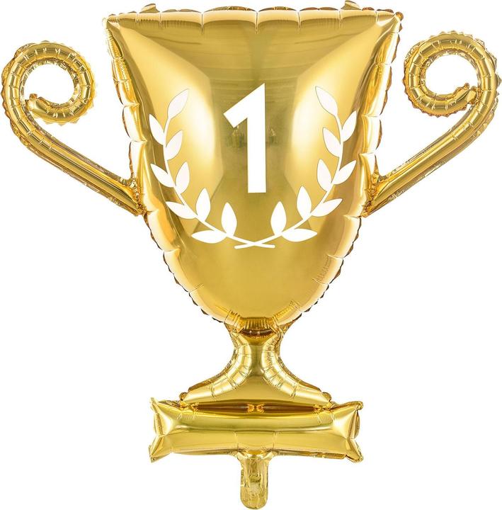 Produktbild Partydeco Ballon Goldener Meisterpokal