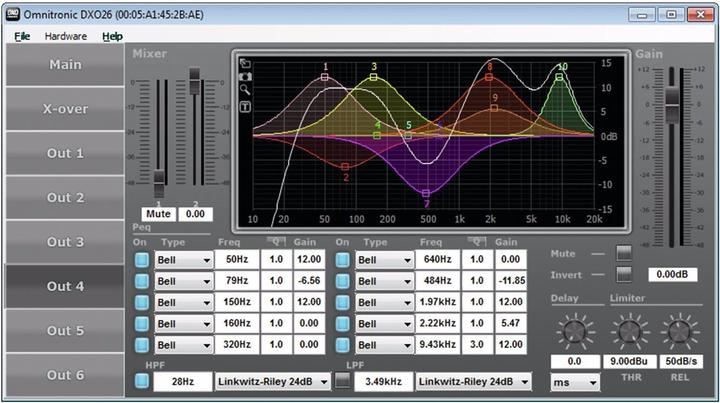 Actual product image Omnitronic DXO-26E (Studio- and Livemixer)