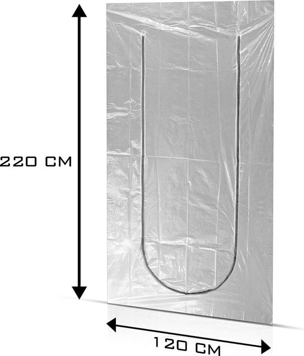 Produktbild Stahlwerk Staubschutztür U-Form Staubtür Schmutzschleuse Staubvorhang (Schutzbrillenkasten)