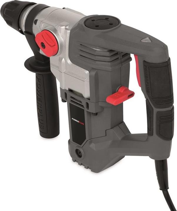 Actual product image Powerplus POWE10060 Hammer drill - 900W - 4J - SDS-Plus - Incl. Storage case and 7 accessories (Electrical connection)