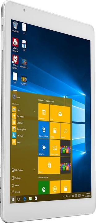 Actual product image e-tab Dual boot tablet - Android + Windows 10 (3G, 9.70", 64 GB, White)