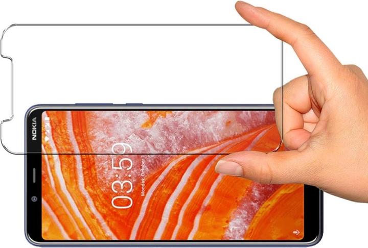 Produktbild Screenguard Nokia 3.1 Plus Panzerglas Schutzfolie Case Friendly Design (1 Stück, Nokia 3.1 Plus)