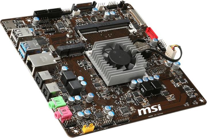 Image du produit MSI J1800TI - Celeron J1800/SO-DDR3/ITX/Bulk (BGA 1170, Mini-ITX)