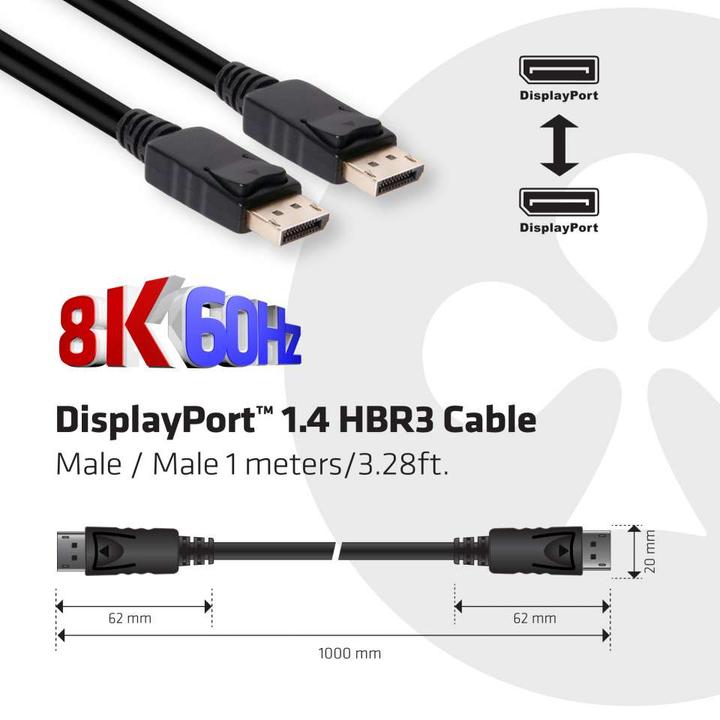 Productafbeelding Club 3D DisplayPort - DisplayPort (1 m, DisplayPort)