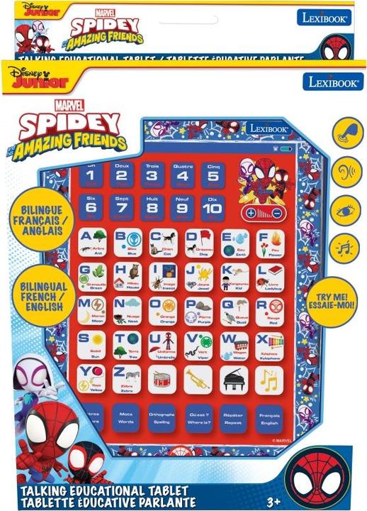 Produktbild Lexibook Spider-Man zweisprachiges Lerntablet Französisch/Englisch (Französisch, Englisch)