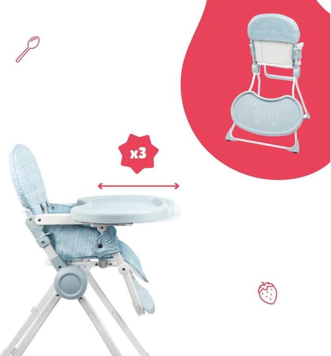 Immagine prodotto Badabulle Seggiolone ultra compatto (Seggiolone)
