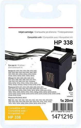 Immagine prodotto Office Depot Cartuccia d'inchiostro compatibile HP 338 C8765EE Nero (FC)