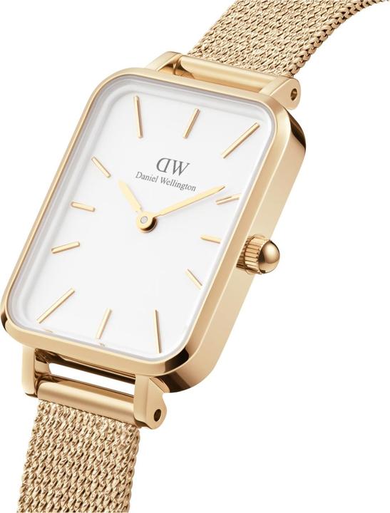 Immagine prodotto Daniel Wellington Quadro Pressed Evergold Bianco (Orologio da polso analogico, 20 mm)