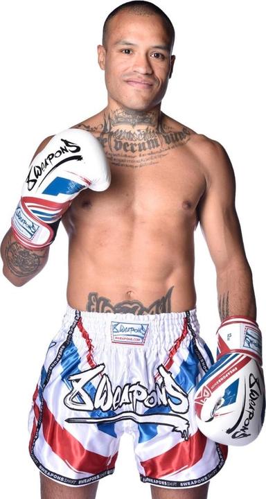 Produktbild 8Weapons Boxing Gloves, Shift, white-navy-red, 10 Oz (10 OZ, 10)