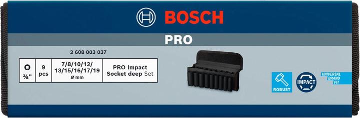 Produktbild Bosch Professional Zubehör Pro Impact (15 mm, 17 mm, 12 mm, 13 mm, 16 mm, 19 mm, 10  mm)