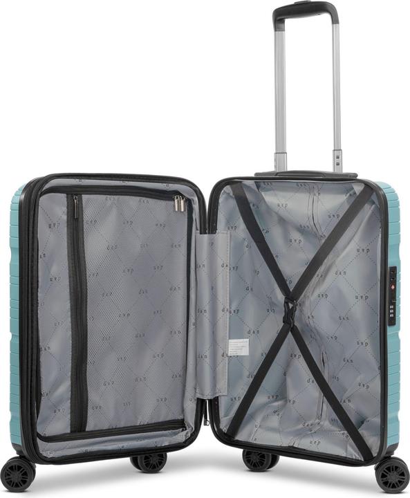 Actual product image D&N Travel Line 4300-Plus 4-wheel cabin trolley S 55 cm with stretch fold (37 l, Hand luggage (up to 50 litres))