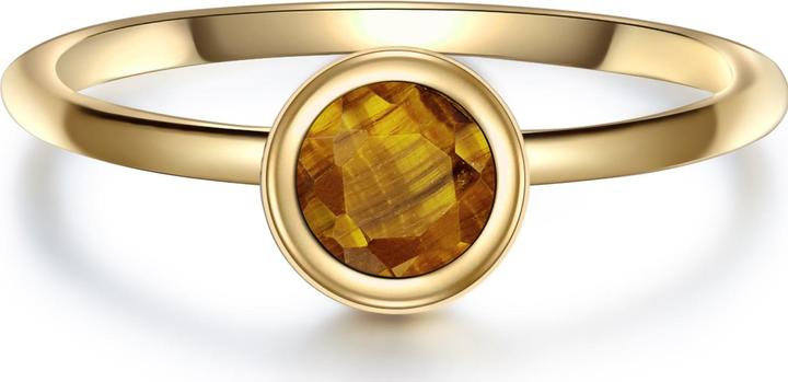 Immagine prodotto Glanzstücke München Donna in argento sterling occhio di tigre oro giallo - 28691 (56, 925 Argento)