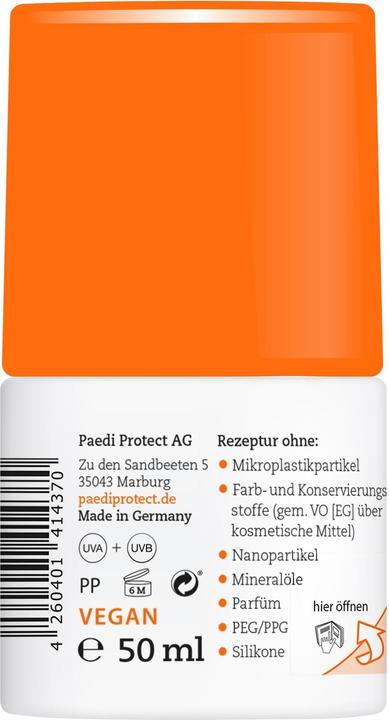 Produktbild Paediprotect Sonnencreme LSF 50+ (Sonnenstick, SPF 50+, 50 ml, 79 g)