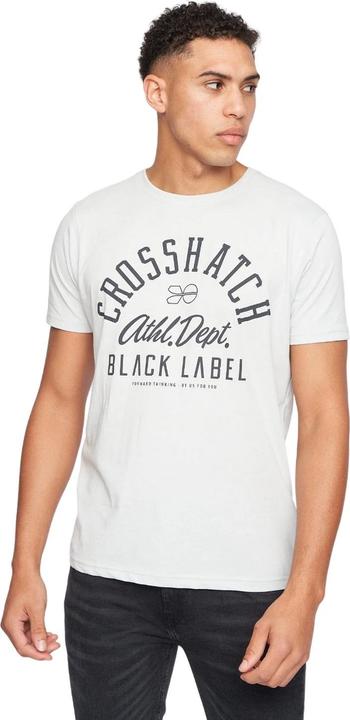 Actual product image Crosshatch Mens Luckmoore Assorted Designs T-Shirt (Pack of 5) (S)