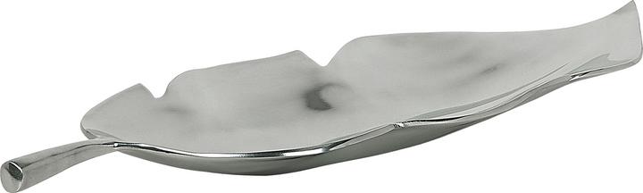Actual product image Beliani Decorative bowl aluminium silver leaf 50 cm AMRUS
