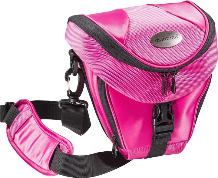 Actual product image mantona Premium colt bag pink (Camera shoulder bag, Kamera Bereitschaftstasche, 1 l)