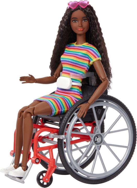 Image du produit Barbie Poupée Fashionistas (afro-américaine) avec fauteuil roulant