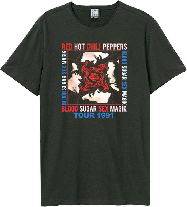 Immagine prodotto Amplified Maglietta unisex adulto del 91 Tour Red Hot Chili Peppers (M)