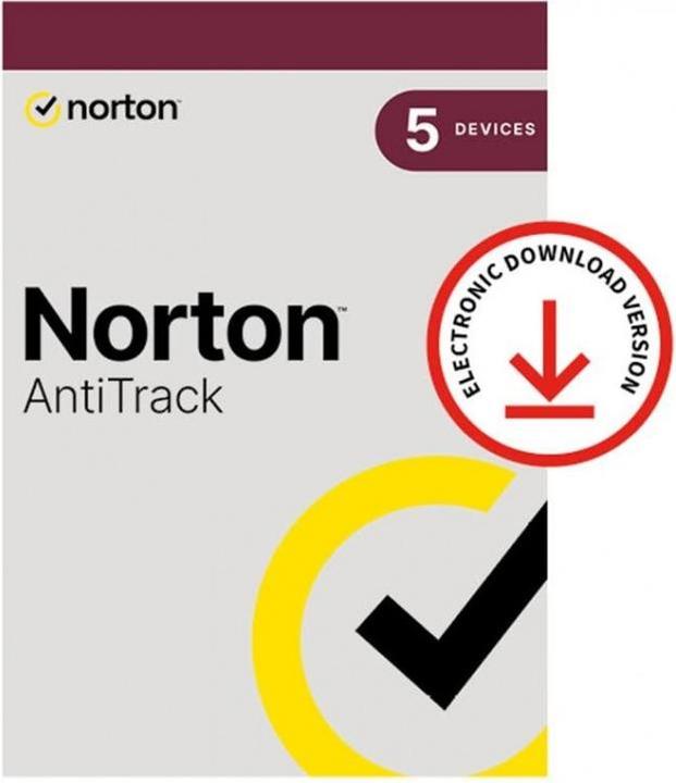 Norton AntiTrack (5 Utente, 5 Dispositivi/Utenti, 12 mesi)