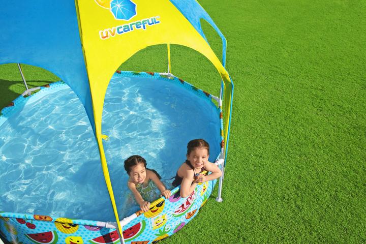 Produktbild Bestway Steel Pro Pool mit UV-Sonnenschutz
