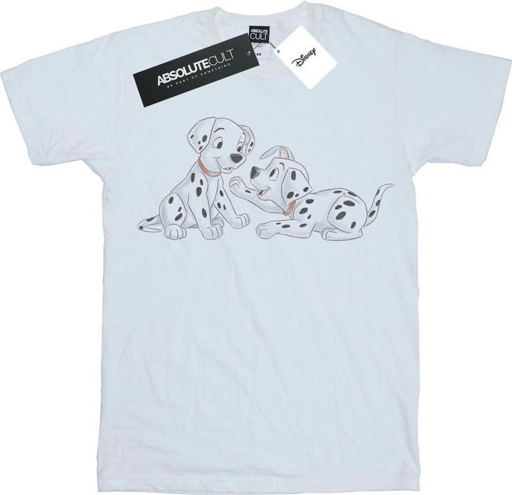 Actual product image Disney Boys 101 Dalmatians Watercolour Friends T-Shirt (116)