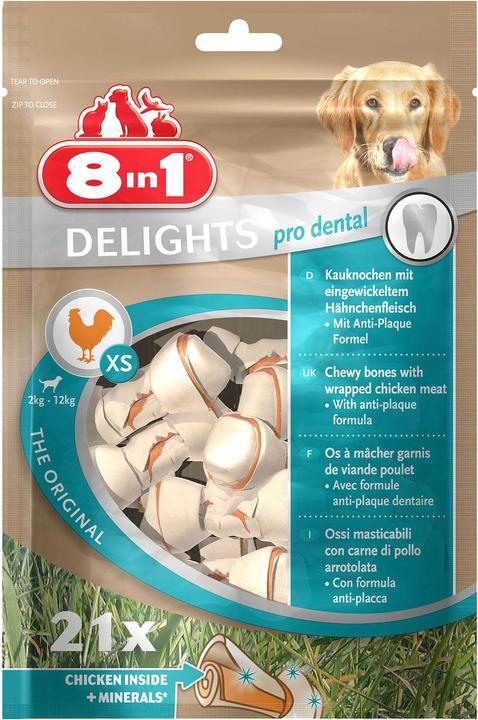Actual product image 8in1 Delights Pro Dental (Adult, 1 pcs., 270 g)
