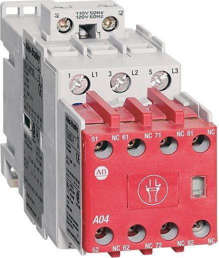 Produktbild Allen Bradley Sicherheitsschütz 3 Schliesser 24V 37A 19kW