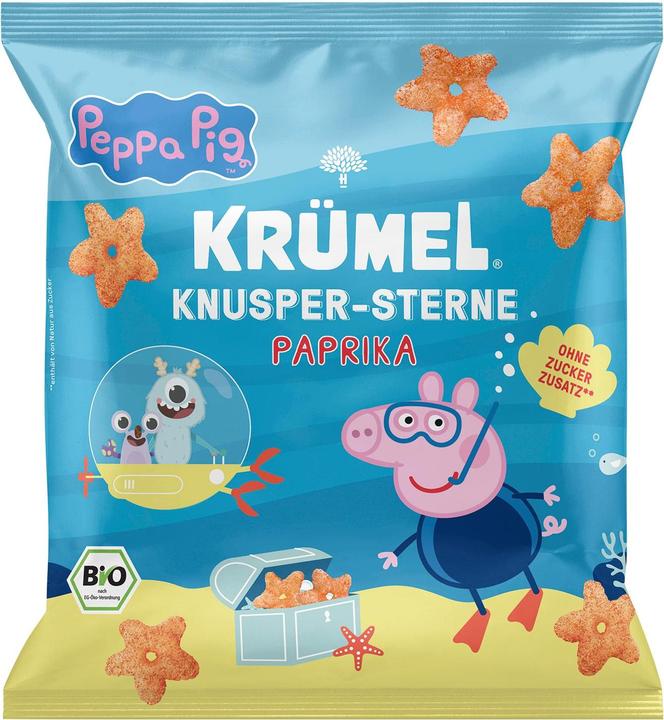 Actual product image Krümel Nibbling fun Crispy Stars Pepper Peppa Pig 20 g (20 g)