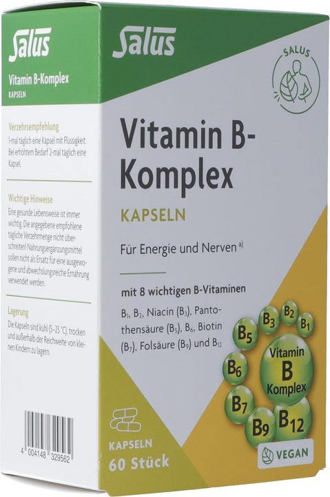 Salus Complexe de vitamines B caps (60 pièce(s), Capsules, 52 g)