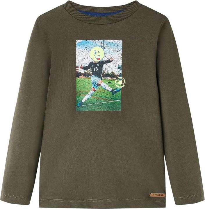 Produktbild VidaXL Kinder-Langarmshirt Khaki 92,Material: 100 % Baumwolle,Farbe (92)