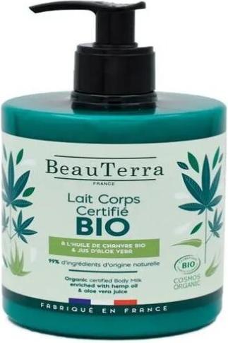 Immagine prodotto BeauTerra Latte Corpo Canapa e Aloe Vera Biologico Fl 500 ml (Latte corpo, 500 ml)