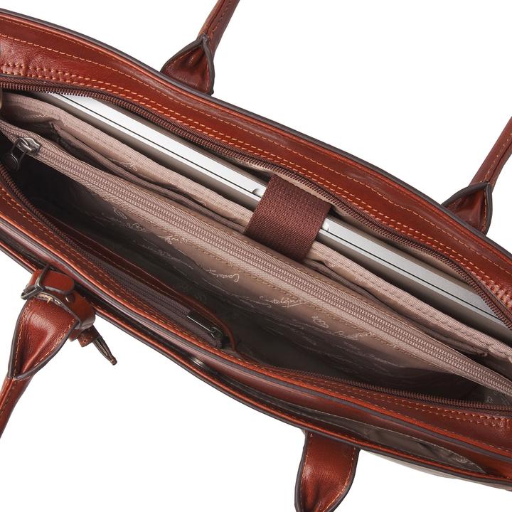 Image du produit Castelijn & Beerens & Beerens - Gaucho Ellen Schoudertas 15,6 RFID | cognac -