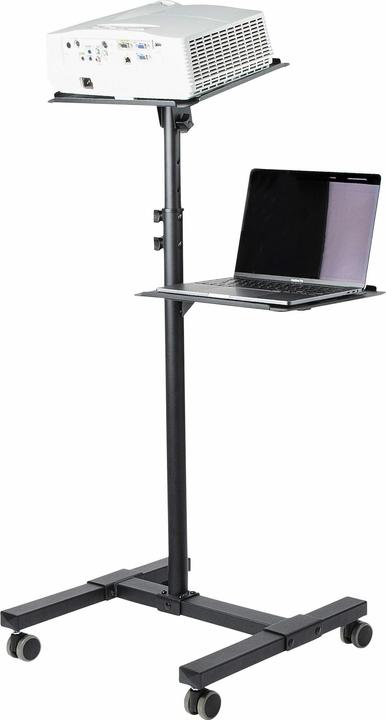 StarTech Mobiler Projektor- und Laptopständer/-wagen - Heavy Duty Projektorständer (2 Regale, jeweils ) - (Decke)