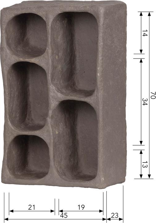 Actual product image BePureHome Clay (70 x 45 x 23 cm)
