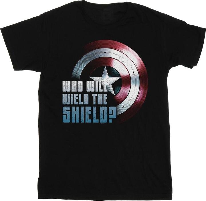 Image du produit - T-shirt THE FALCON AND THE WINTER SOLDIER WIELD THE SHIELD - Homme (XXL)