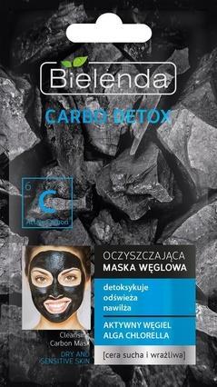 Immagine prodotto Bielenda Maschera al carbone detergente Carbo Detox per pelli secche e sensibili 8G