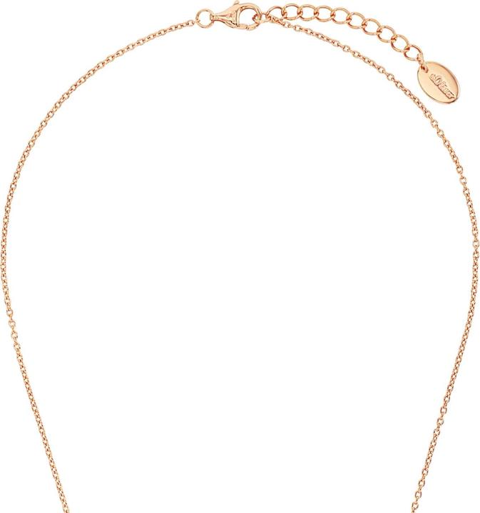 Actual product image S.Oliver Necklace for ladies, 925 sterling silver, cubic zirconia synth. (Silver 925)