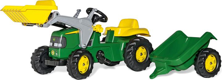 Rolly Toys Trattore John Deere con caricatore e rimorchio