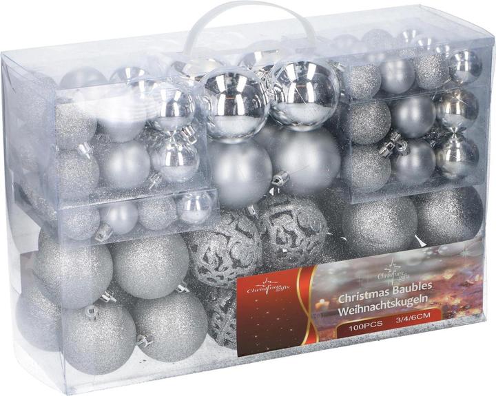 Produktbild HTI-Living Weihnachtskugel Set, Kunststoff, 100 St. (100 -teilig)