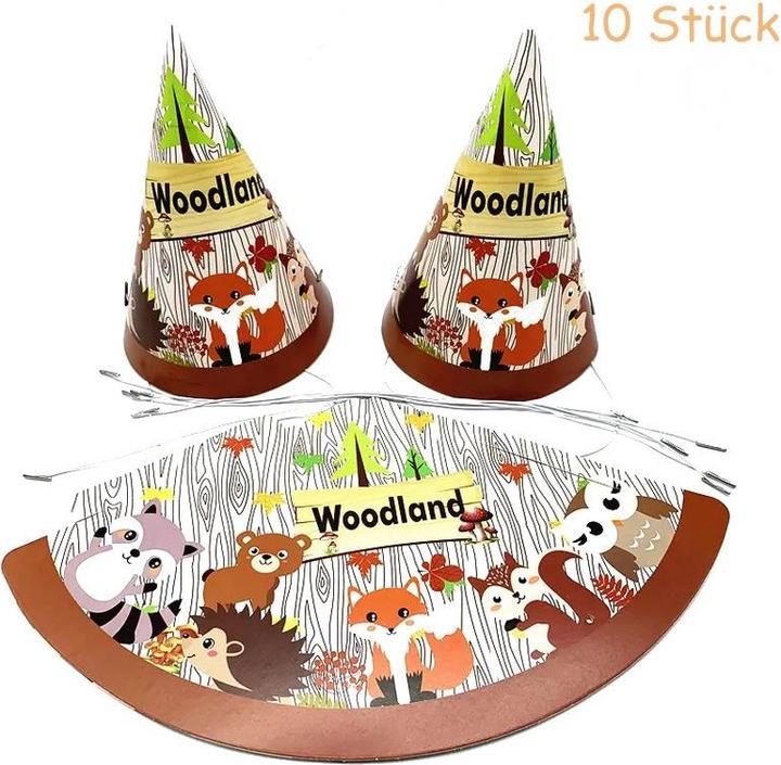 Produktbild ASMI 75-teiliges Party-Set Wald Tiere