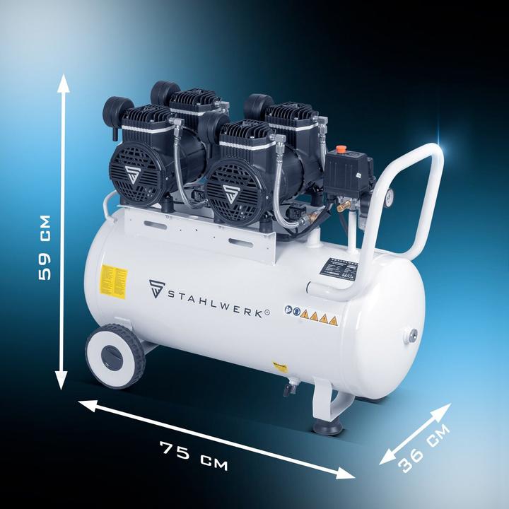 Immagine prodotto Stahlwerk Druckluft-Kompressor ST 510 Pro (10 bar, 50 l)