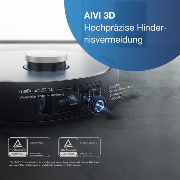 Actual product image Ecovacs Deebot X1 Plus (Vacuum mopping robot)